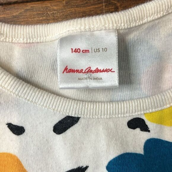 Hanna Andersson Floral Cotton Tank Style Dress, size 10! - Picture 3 of 7